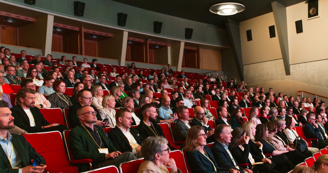 Publik i salen på Chefsdagen
